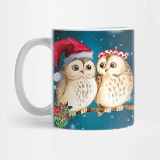 Christmas Owls Mug